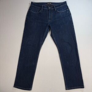 DU/ER L2X Relaxed Tapered Jeans Men's 33x29* Indigo Blue Windproof Stretch Denim